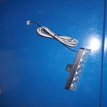 굴삭기 지게차 경광등 경고등 차량용 124LED 스트로보 스코프 라이트 fso 깜박임 소방관 조명 Led 경찰 자동 플래시 스트로브 자동차 트럭 비상 사태, 1 led+white