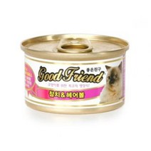 굿프랜드 고양이캔85g 참치+헤어볼 24개 1박스 고양이캔 간식, 1개