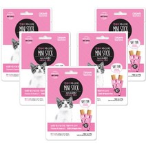 캣퓨어 미니스틱 닭가슴살&씨푸드 7g 8개입 x[5개묶음세트] 고양이파우치, 1개