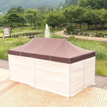 프리폼 프리미엄천막3x4.5 방수 대형 함마톤 알루미늄 접이식 캐노피천막, 1개, AL민자풀 3x4.5 백갈백