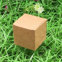 수납 박스다채로운 종이 상자 빈 선물 포장 수 제 저장소 심장 컨테이너 향수 초콜릿 10 개/몫, 06 brown_01 5x5x5cm