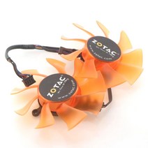 FD8015U12S 75mm DC12V 0.5AMP ZOTAC GTX660-2GD5 GTX670 그래픽 카드 냉각 팬 4Pin, 단일옵션