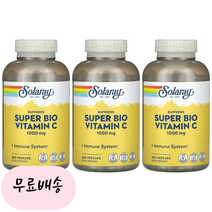 [솔라레이]-M2-슈퍼바이오 비타민C 500mg 360개입 루틴 시트러스 헤스페리딘[[3통]], 3개, 360개