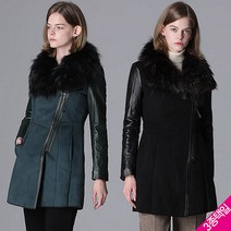 르오트 르오트 실버폭스카_라 양가죽소매 양모무스탕 (P002531363)