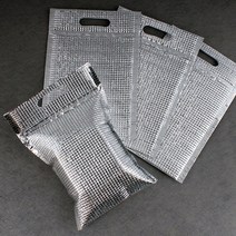 손잡이 은박보냉백 아이스크림 포장 봉투 보냉팩 아이스 쿨러백 가방 30X40