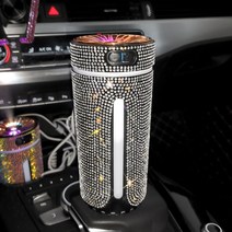 차량용방향제 자동차 가습기 블링 Led 라이트 에센셜 오일 디퓨저 300ml 홈 오피스 액세서리용 공기 청정기, 07 은