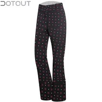 닷아웃 여성 스키복 바지 Did Printed Pant W_black/fuchsia