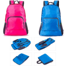 고르지오 접이식 경량 휴대용 배낭 2개