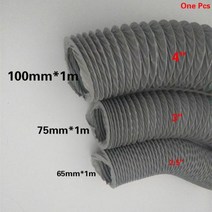 흄후드 25 quot3quot 4 quot 1 미터 공압 부품 나일론 PVC 유연한 튜브 파이프 배기관 조립 라인 연기 먼지 제거를 위한 후드, 2m+100mm