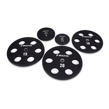 경량 6홀 폴리원판 20kg I 바벨원판 경량원판