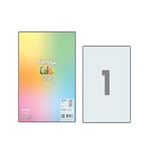 폼텍 하늘색칼라라벨 CD-3130/1칸/10매, 없음