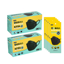 kf94 마스크 개별포장 대형 블랙 50매