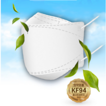 숨쉬기 편한 마스크 황사 마스크 kf94마스크/ 1매입포장/세이프크린 100매, 화이트
