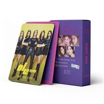 55 개/대 Kpop 두번 ITZY MAMAMOO IU IVE Lomo 카드 새로운 사진 앨범 Photocard, ITZY-2
