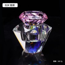 아크릴 액체 접시 무지개 크리스탈 투명 유리 컵 뚜껑 그릇 포함 파우더 네일 아트 도구 키트 1 개, 02 02