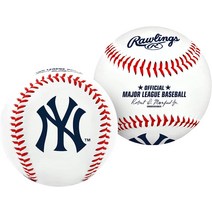 롤링스 공식 MLB 뉴욕 양키스 로고 야구공
