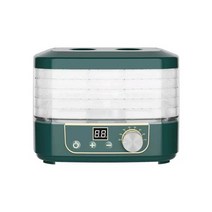 곡물 과일 고추 농산물 건조기 5 플레이트 스마트 식품 탈수기 전기 220V 230W 건조기 과일 야채 쇠고기 고, Green_EU