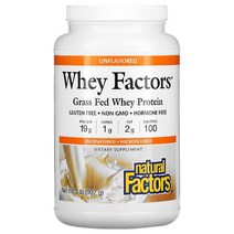 이지몰 내추럴 팩터스 Whey Factors 목초 사육 유청 단백질 천연 더블 초콜릿 907g(2lbs) No.38868, 340.19 g, 무맛