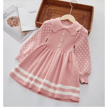 [당일배송] 코코랜드 여아 핑크니트원피스