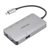 타거스 6in 도킹스테이션 (HDMI/WGA/PJ/USB-C/고속충전), DOCK419AP