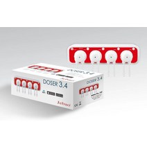 Jebao 적정 펌프 멀티 헤드 wifi 자동 수동 정밀 수족관 산호 피더 도저 3.13.42.4 dp-2344m dp-3s4s, 도저3.4