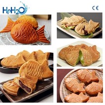 붕어빵기계상업 붙지 않는 6 pcs 붕어빵 기계 생선 와플 메이커 물고기 붕어빵틀 158, 협력사, 220V, 유럽 ​​연합