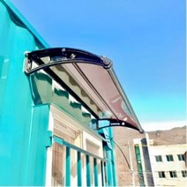 캐노픽스 550X3000 렉산 차양 비막이 비가림 어닝, 회색, 그린