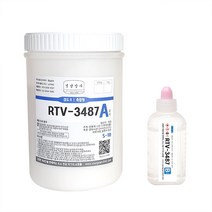 다우코닝 RTV-3487 1kg (+경화제) / 경도8 / 몰드용 액상실리콘, RTV-3487 1kg+경화제 50g