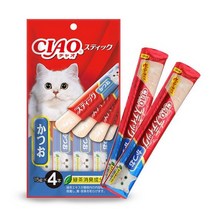 이나바 고양이 챠오츄르 스틱, 닭가슴살, 4개