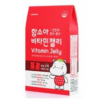 함소아 비타민젤리 딸기맛, 100정, 21개