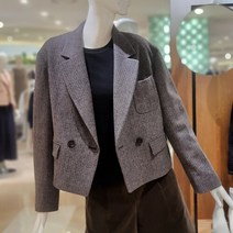 G-CUT (행사) [지컷] 스트라이프 조직 더블 버튼 자켓 7211310202