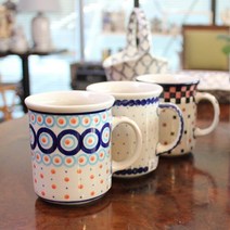 폴란드그릇 세라미카아티스티나 폴란드머그컵 에브리데이머그, 1387X