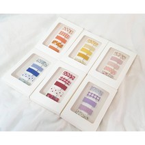 지니팡팡 (5개세트)스프링스타일 4cm 똑딱핀 세트 아기 여아 유아 머리핀