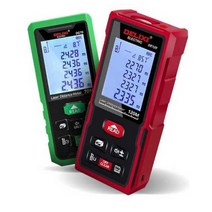 특송직구 레이져레벨기 측정기기 레이저줄자 레벨기, 배터리형 레이저 거리 측정기 100m