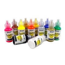 (쉴드) Textile 물감 37ml 1개 Shield 텍스타일물감 섬유전용, F44 형광오렌지