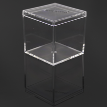 6.5CM 투명 아크릴 진열장 케이스 레고 피규어 장식장, 1개