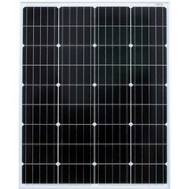 태양광 패널 발전기 모듈 태양열 충전 판넬 집열판, 100W 단결정(1010x540x30mm) 18V
