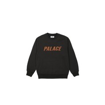 팔라스 맨투맨 티셔츠 블랙 PALACE CREW NECK T BLACK