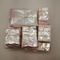 1000 피스 선물 스토리지 투명 셀프 접착 씰 Opp 백 셀로판 쥬얼리 포장 파우치용 작은 비닐 봉투
