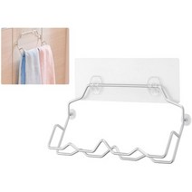 일본직발송 4. 쿠리탓쿠 크리택 타올 행거 스테인리스 흡착 시트 접착 2장 나란히 걸 수 있는 주방 화장실, One Size_One Color, One Color