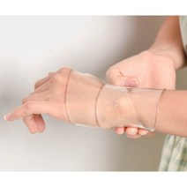 실리콘 손목보호대 투명 생활방수 아대, 1개