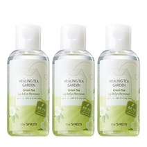 더샘 힐링 티 가든 그린티 립앤아이 리무버 150ml x 3개, 더샘 힐링 티 가든 그린티 립앤