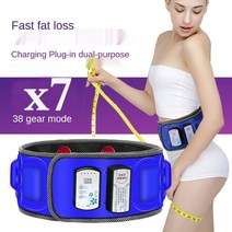 5 모터 x5 x7 슬리밍 벨트 마사지 전기 진동 허리 운동 다리 배꼽 지방 연소 복부 마사지 바디 빌딩, 부르고뉴
