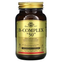 솔가 비타민b 비 50mcg 100 베지캡슐 b12 컴플렉스 리보플라빈 티아민 판토텐산 시아노코발라민 B complex, 1개, 기본