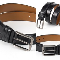 핀버클 가죽 벨트(블랙) 중년벨트 대학생벨트 바지벨트