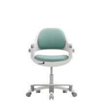 시디즈 RINGO 링고 고정형 인조가죽 학생용의자+발받침 [VSNA509ACF], 그린티그린