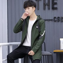 남자 야상 롱자켓 점퍼 후드 봄 사파리 빅사이즈 jb20