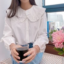 파콩_베베 프릴 블라우스