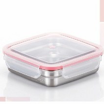 스텐락 밀폐용기 정사각 스텐 냉장고 반찬통 800ml, 9호800ml, 9호 800ml