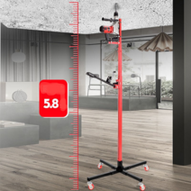 공조리프트 실외기 에어컨 고소작업대 닥트 어닝 천장, 6m 선반 + 폴딩 베이스 + 리미터